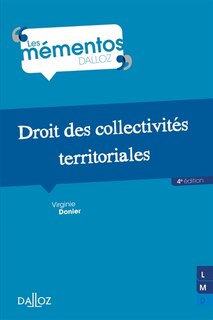 Front cover_Droit des collectivités territoriales