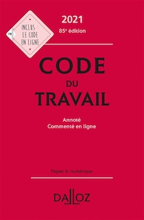 Front cover_Code du travail 2021