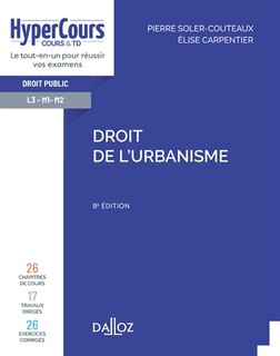 Front cover_Droit de l'urbanisme