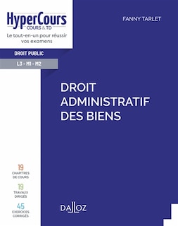 Front cover_Droit administratif des biens