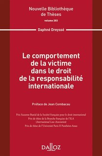 Couverture_Le comportement de la victime dans le droit de la responsabilit&eacute; internationale