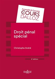 Couverture_Droit pénal spécial