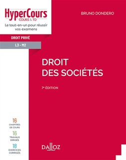 Front cover_Droit des sociétés