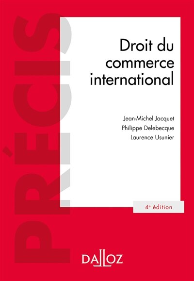 Front cover_Droit du commerce international
