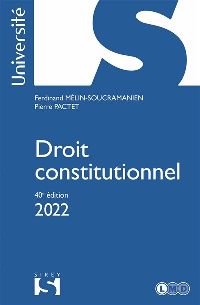 Couverture_Droit constitutionnel 2022