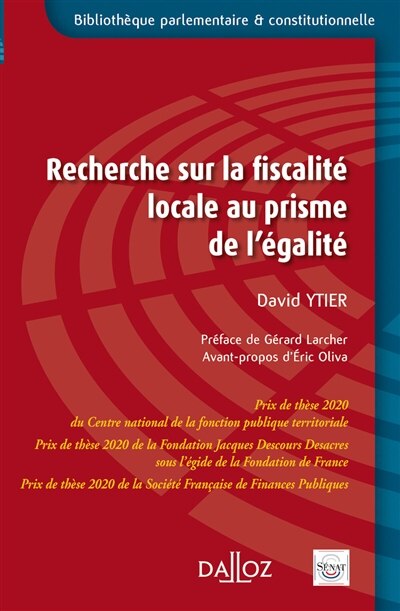 Couverture_Recherche sur la fiscalité locale au prisme de l'égalité
