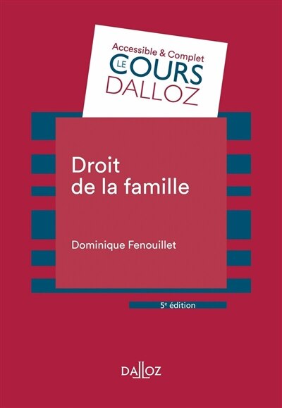 Couverture_Droit de la famille