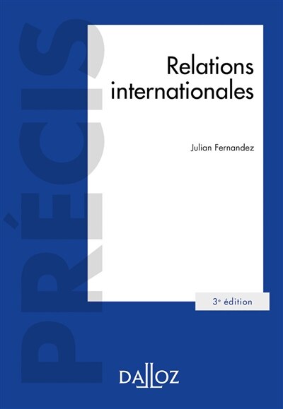 Front cover_Relations internationales