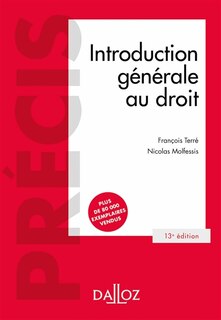 Front cover_Introduction générale au droit