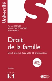 Front cover_Droit de la famille