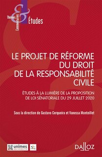 Front cover_Le projet de réforme du droit de la responsabilité civile