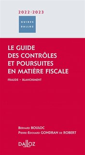 Front cover_Le guide des contrôles et poursuites en matière fiscale