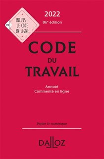 Front cover_Code du travail