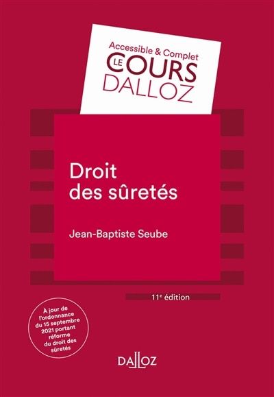 Couverture_Droit des sûretés : 2022