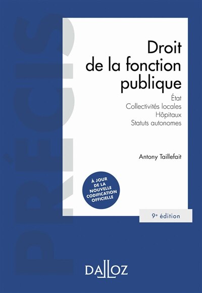 Front cover_Droit de la fonction publique
