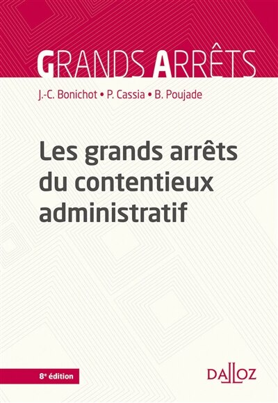 Couverture_Les grands arr&ecirc;ts du contentieux administratif