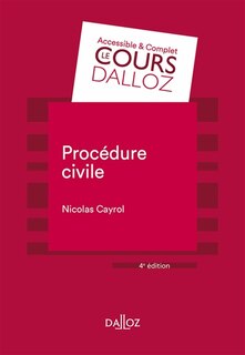 Front cover_Procédure civile : 2022