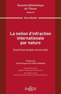 Couverture_La notion d'infraction internationale par nature