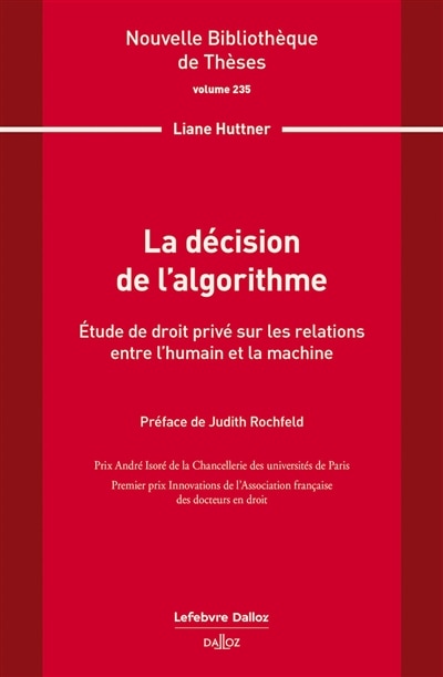 Front cover_La décision de l'algorithme