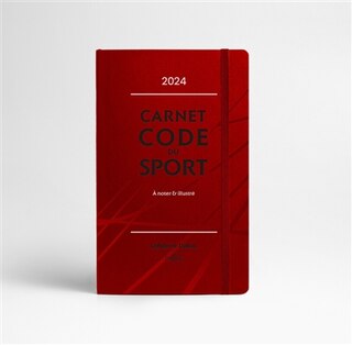 Front cover_Carnet code du sport : à noter & illustré