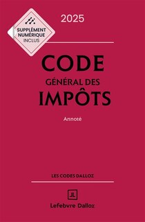 Couverture_Code général des impôts 2025 : annoté