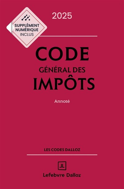 Couverture_Code général des impôts 2025 : annoté