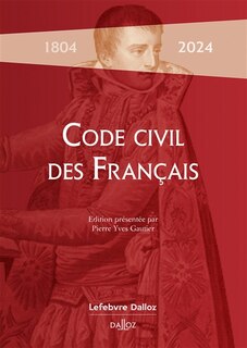 Front cover_Code civil des Français