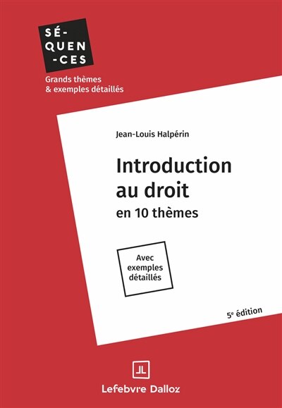Couverture_Introduction au droit en 10 thèmes