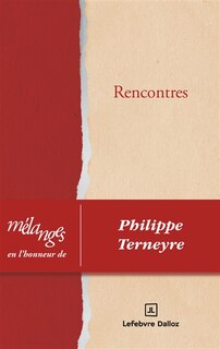 Front cover_Rencontres : mélanges en l'honneur de Philippe Terneyre