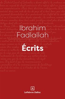 Front cover_Ecrits