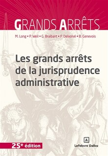 Front cover_Les grands arrêts de la jurisprudence administrative