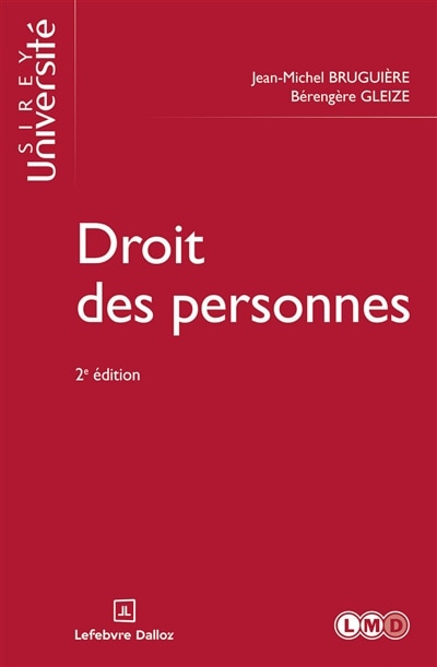Front cover_Droit des personnes