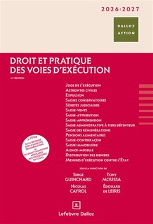 Couverture_Droit et pratique des voies d'exécution