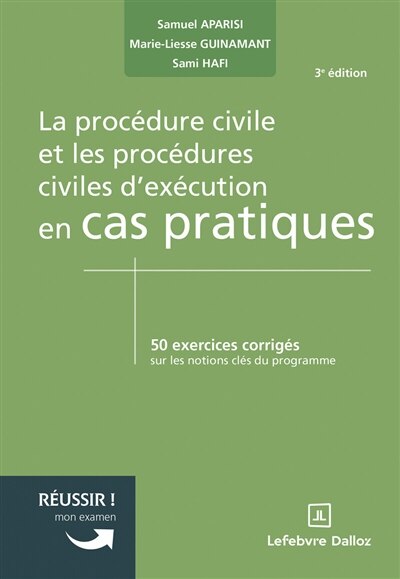 Front cover_La procédure civile et les procédures civiles d'exécution en cas pratiques