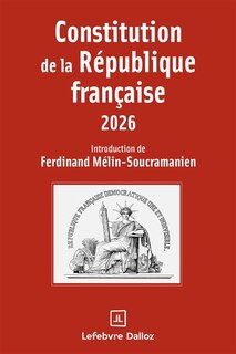 Front cover_Constitution de la République française