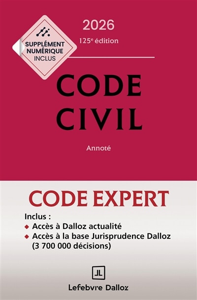 Couverture_Code civil 2026