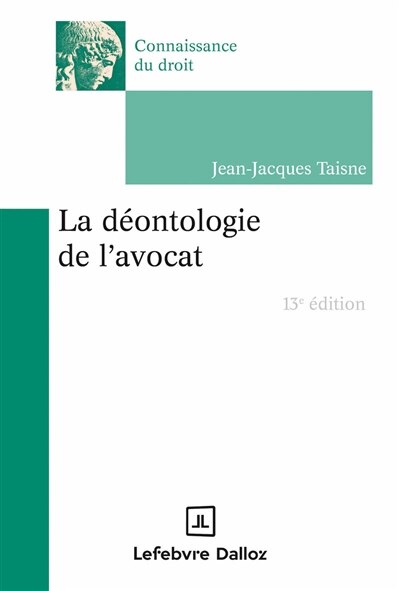 Couverture_La déontologie de l'avocat