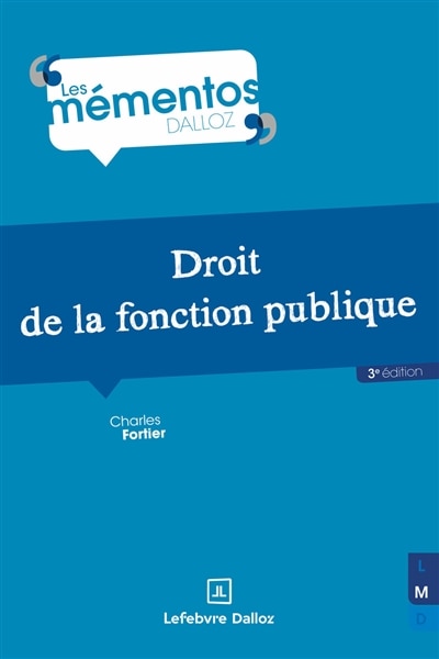 Front cover_Droit de la fonction publique