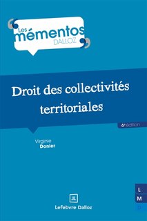 Front cover_Droit des collectivités territoriales