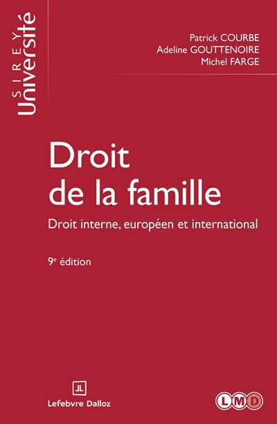 Front cover_Droit de la famille