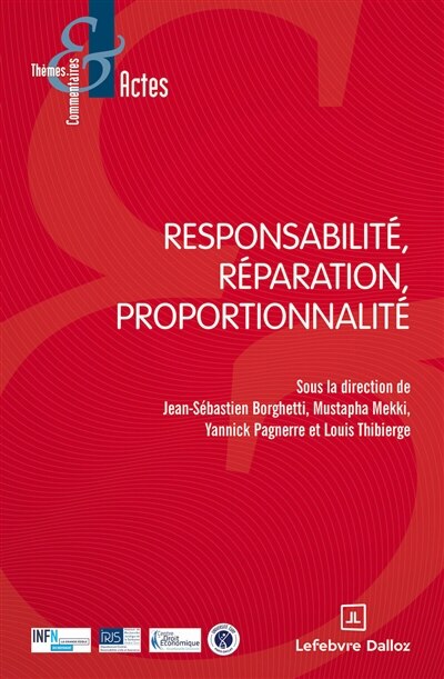 Front cover_Responsabilit&eacute;, r&eacute;paration, proportionnalit&eacute;