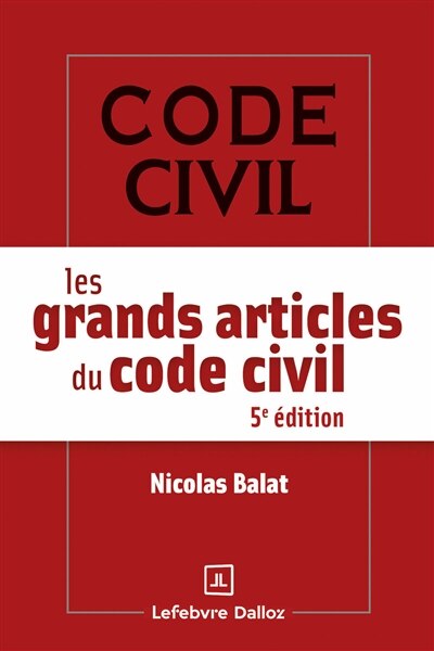 Couverture_Les grands articles du code civil