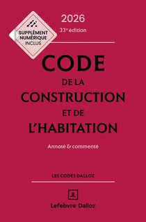 Front cover_Code de la construction et de l'habitation 2026