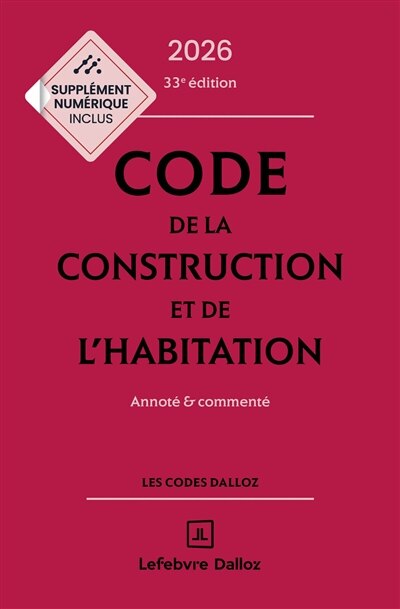 Front cover_Code de la construction et de l'habitation 2026
