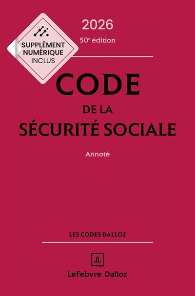 Couverture_Code de la S&eacute;curit&eacute; sociale 2026