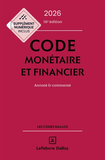 Couverture_Code mon&eacute;taire et financier 2026