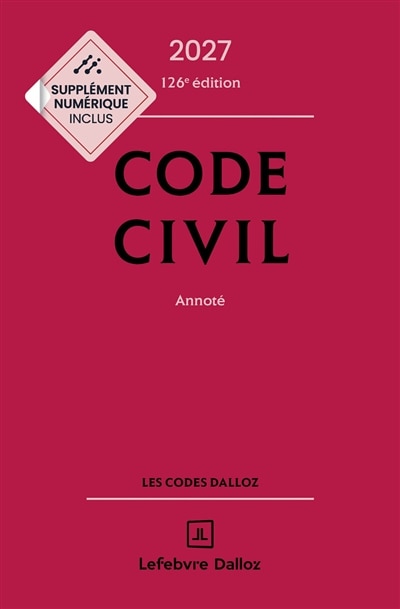 Couverture_Code civil 2027, annot&eacute;