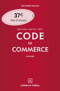Front cover_Code de commerce 2027, annot&eacute;