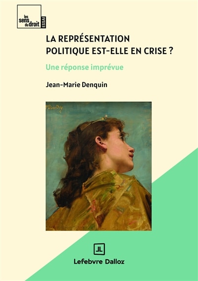 Front cover_La repr&eacute;sentation politique est-elle en crise ?