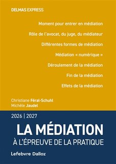 Front cover_La m&eacute;diation &agrave; l'&eacute;preuve de la pratique